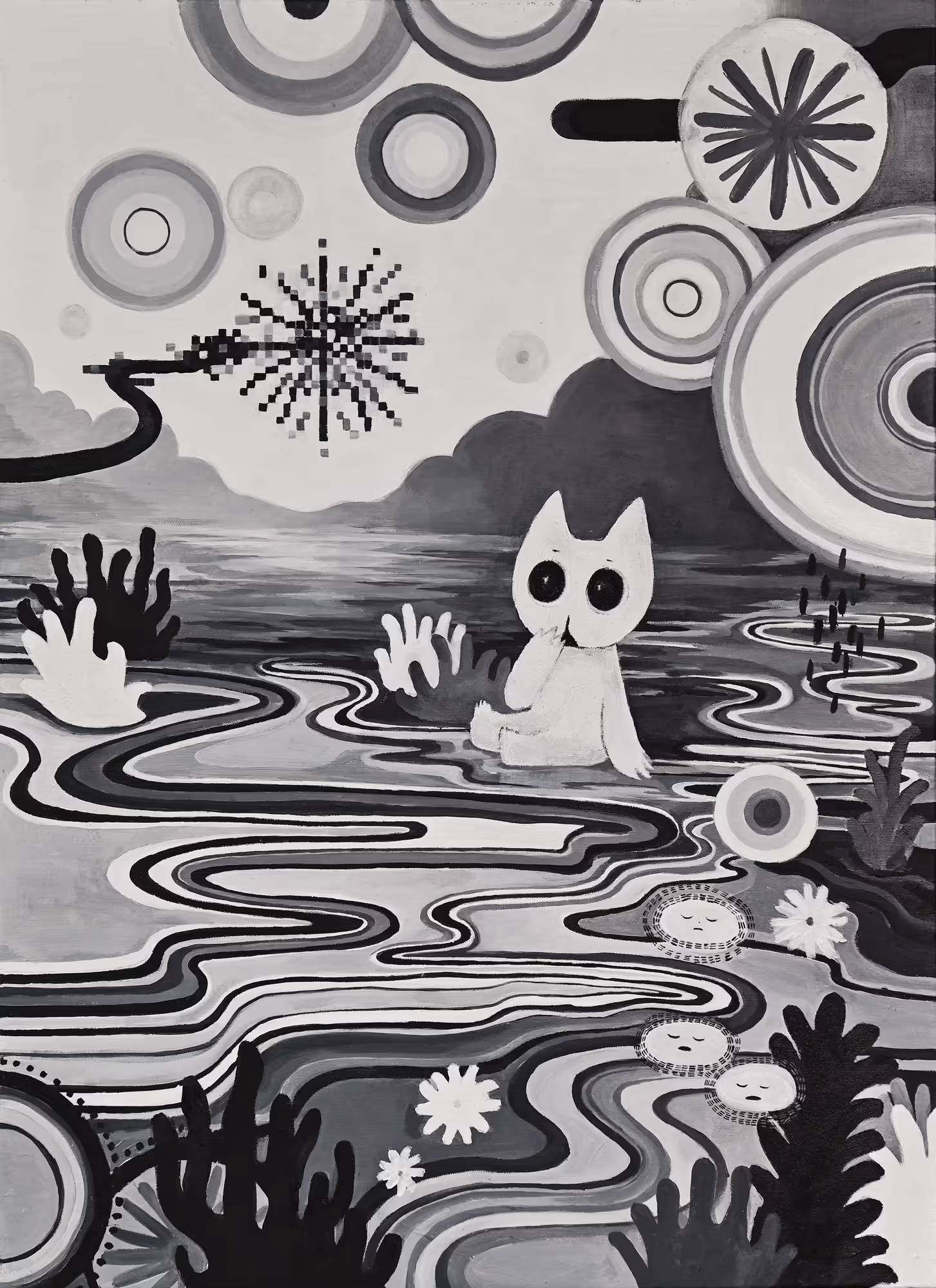 우올로 Volo, In the Light, acrylic on canvas, 52 x 72.7 cm . 200 만원