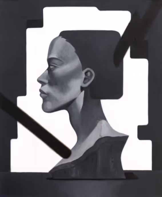 지선혜, 본래 선도 없고 악도 없다 (2), oil on canvas, 72.7 x 60.6 cm. 200 만원