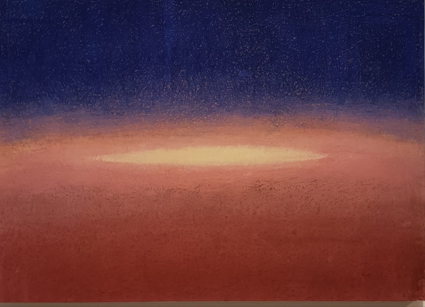 Bang Haija 방혜자, 2016, 부직포에 천연채색, 43 × 58cm