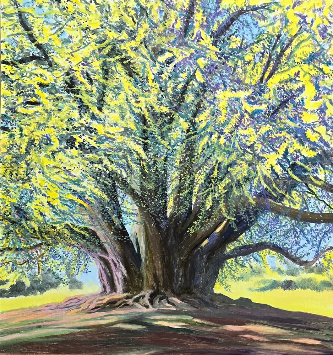 Choi Seon Kil 최선길, songof1kyears, 2025, oil on canvas, 75×80cm