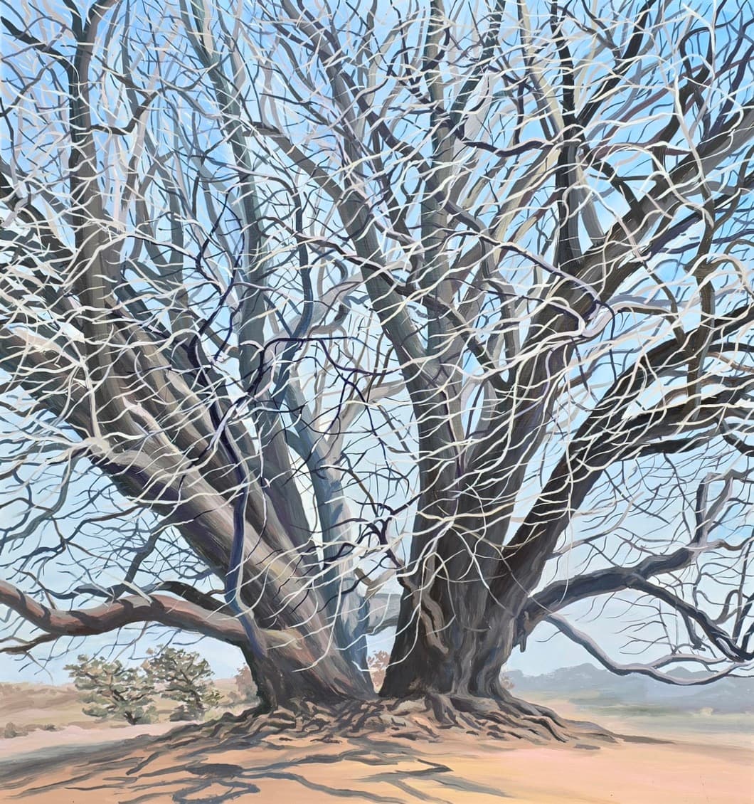 Choi Seon Kil 최선길, songof1kyears, 2025, oil on canvas, 90×85cm