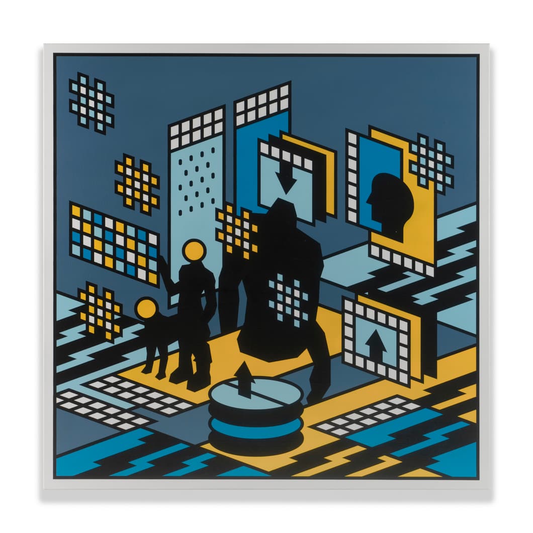 GRAFFLEX 그라플렉스, 2025, SprayPaint on Canvas, 60 x 60cm