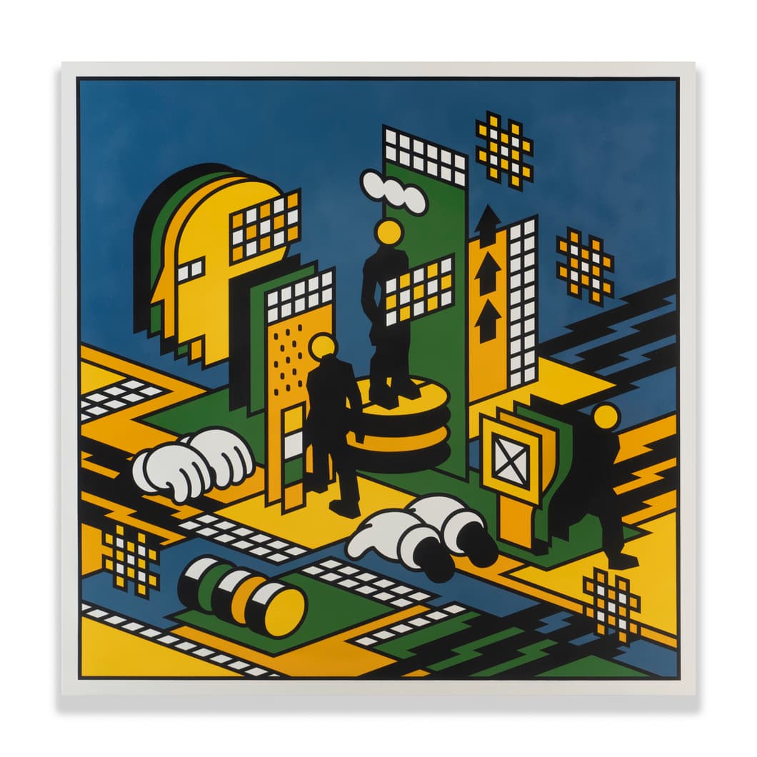 GRAFFLEX 그라플렉스, 2025, SprayPaint on Canvas, 60 x 60cm