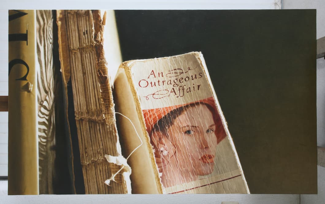 Lee Sukju 이석주, 사유적 공간, 2009, oil on canvas, 162x97cm