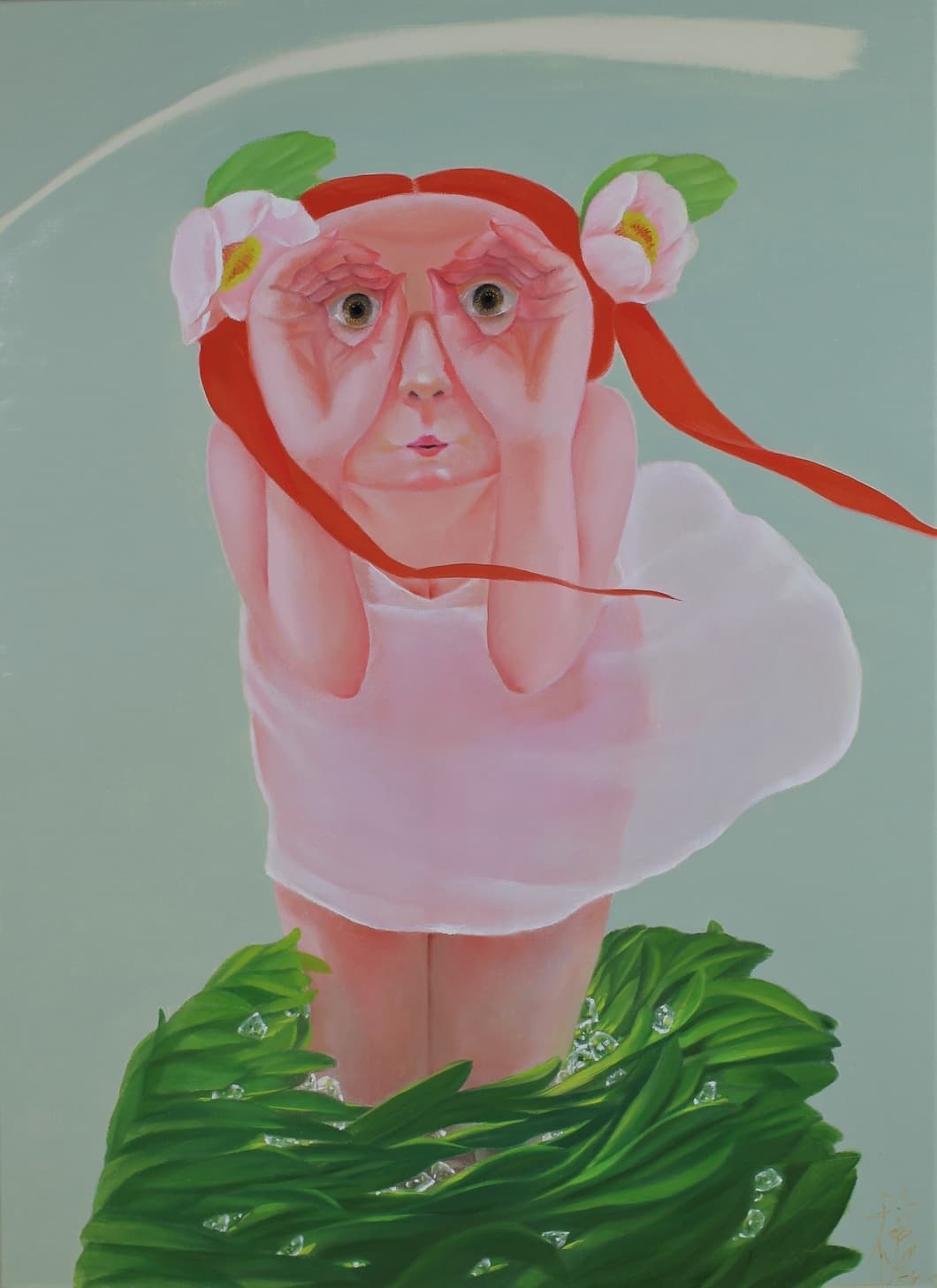 Moon SeonMee 문선미, 2024, oil on canvas, 116.8x80.3 cm