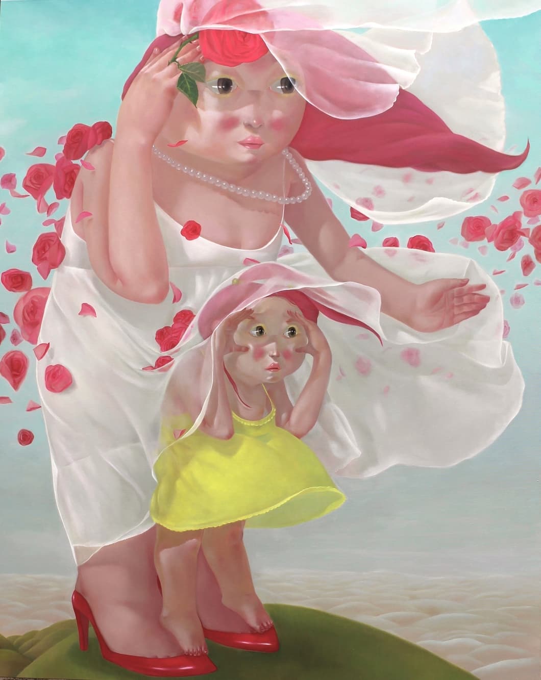 Moon SeonMee 문선미, 2025, oil on canvas, 116.8x91 cm