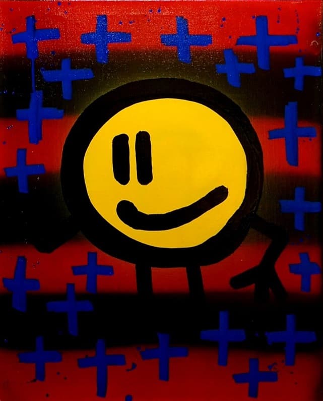 STONROK 스톤락, 2025, ACRYLIC, MIXED MEDIA ON CANVAS, 116.8 x 91.0 cm