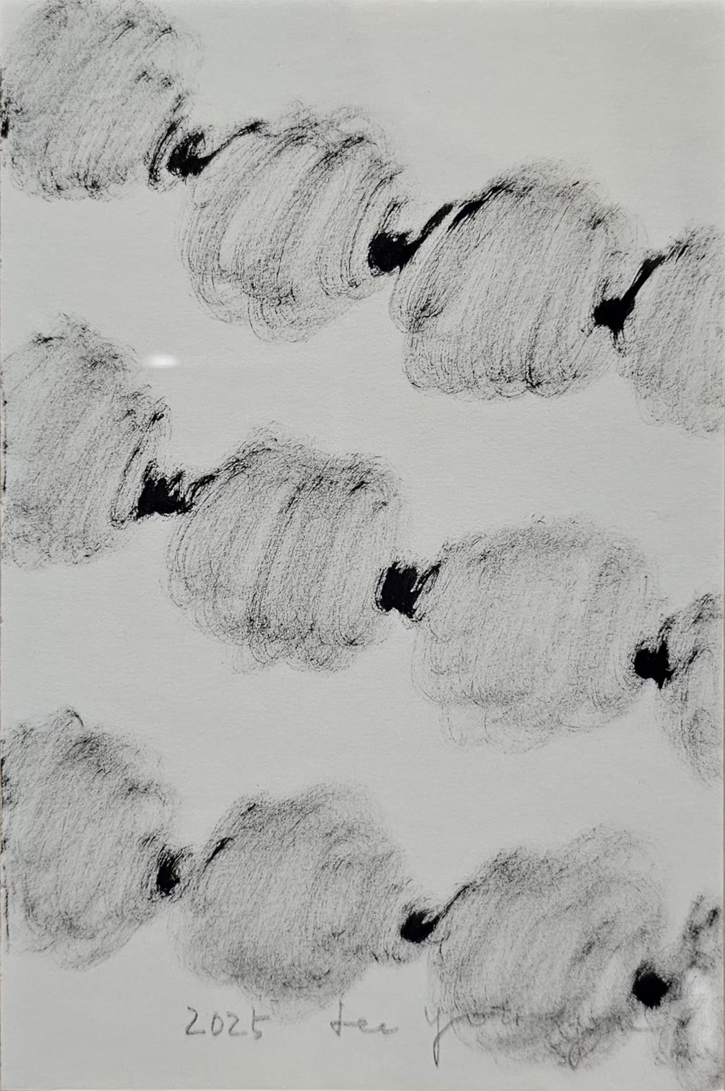 무제3, 13 x 19cm, 종이에 붓펜, 2026