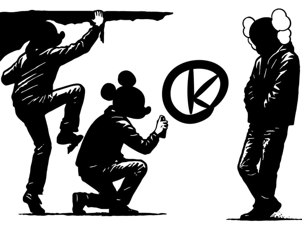 Graffiti Baptism, 53.0 x 45.5 cm, ACRYLIC, MIXED MEDIA ON CANVAS, 2025