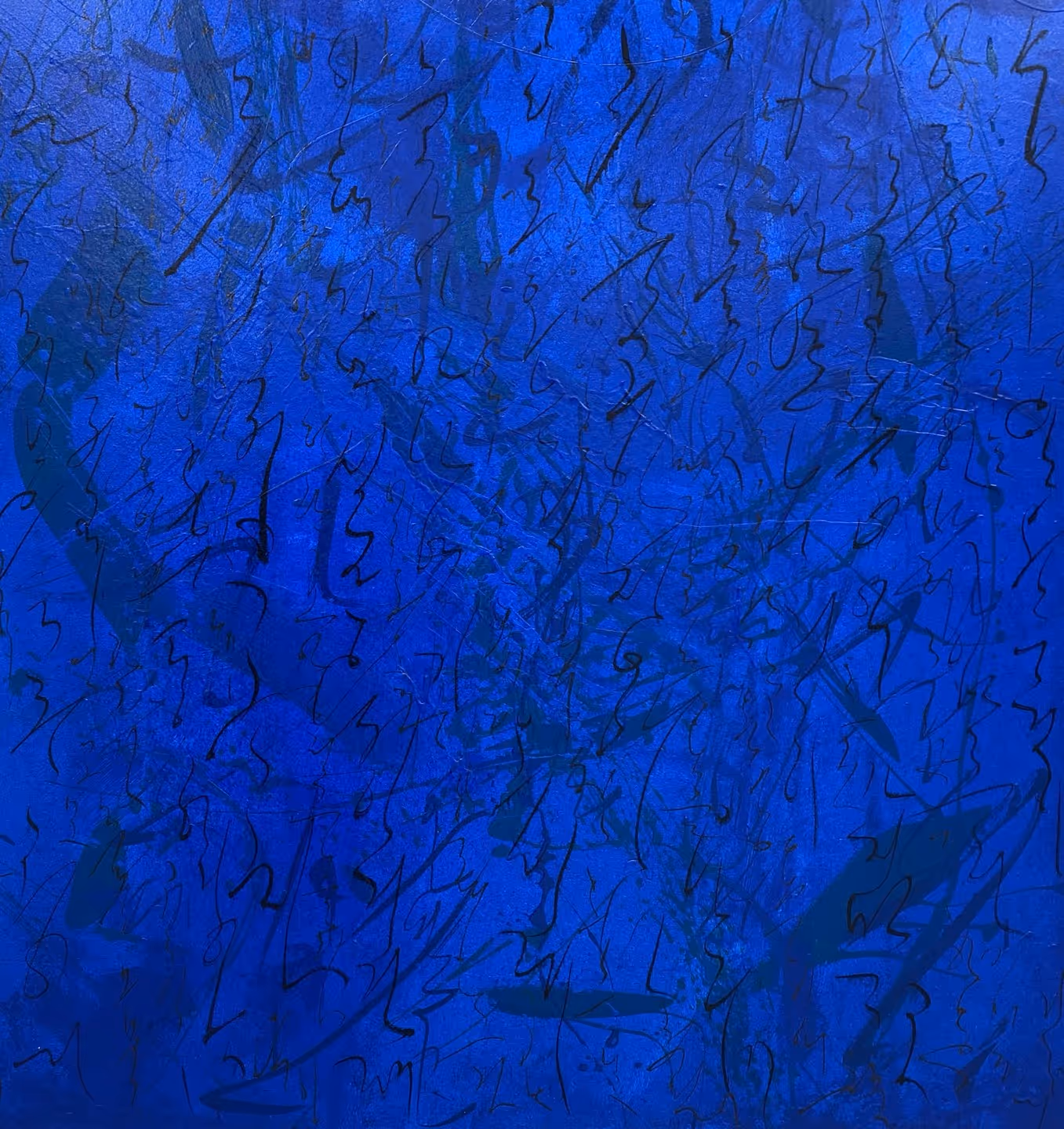 홍성용, Text Drawing NO 055-022, mixed media on canvas, 91 x 91cm. 700 만원