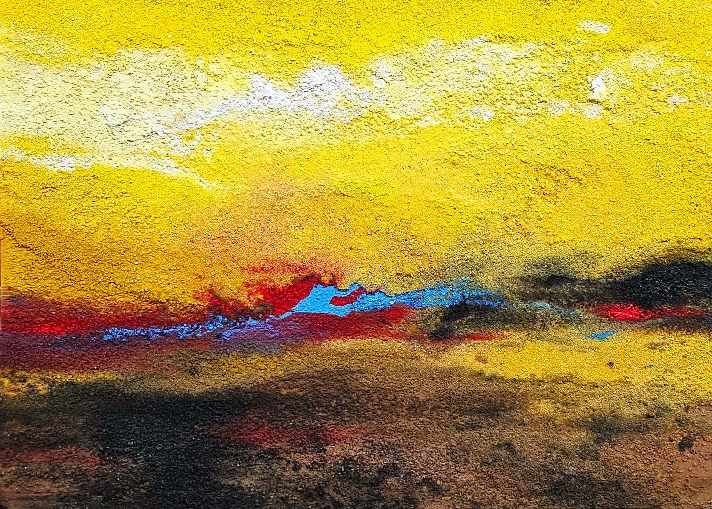 후후, 스며들다, mixed media on canvas, 72 × 60 cm. 500 만원