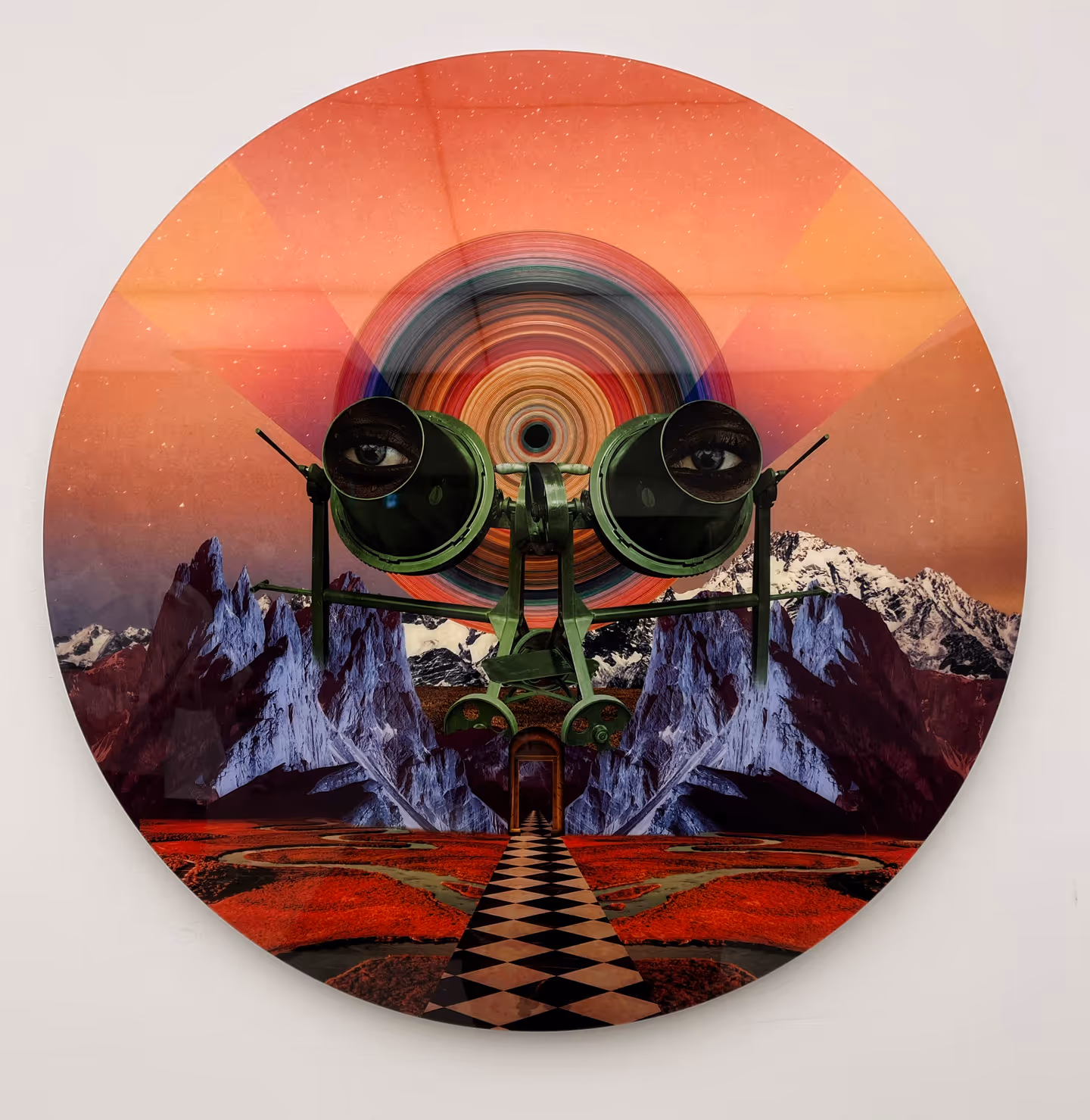 레지나킴 Reigna Kim, My New Road (1 edition), diasec print, 지름 76 cm. 250 만원